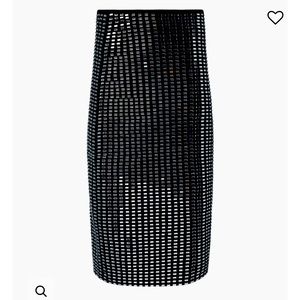 WeWoreWhat Crystal Midi Skirt NWT